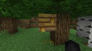 When players notice the bee nest is dripping with honey, it's time to collect some honey bottles (Image via Minecraft)